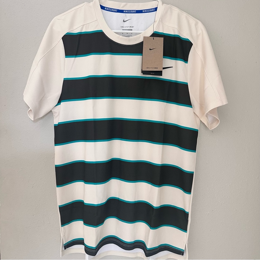 Size Large - Nike Carlos Alcaraz Roland Garros French Tennis Shirt FZ6934-110